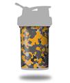 Skin Decal Wrap works with Blender Bottle ProStak 22oz WraptorCamo Old School Camouflage Camo Orange (BOTTLE NOT INCLUDED)