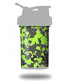 Skin Decal Wrap works with Blender Bottle ProStak 22oz WraptorCamo Old School Camouflage Camo Lime Green (BOTTLE NOT INCLUDED)