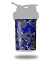 Skin Decal Wrap works with Blender Bottle ProStak 22oz WraptorCamo Old School Camouflage Camo Blue Royal (BOTTLE NOT INCLUDED)