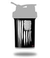 Skin Decal Wrap works with Blender Bottle ProStak 22oz Brushed USA American Flag (BOTTLE NOT INCLUDED)