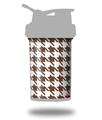 Skin Decal Wrap works with Blender Bottle ProStak 22oz Houndstooth Chocolate Brown (BOTTLE NOT INCLUDED)