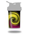 Skin Decal Wrap works with Blender Bottle ProStak 22oz Alecias Swirl 01 Yellow (BOTTLE NOT INCLUDED)