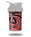 Skin Decal Wrap works with Blender Bottle ProStak 22oz Alecias Swirl 02 Red (BOTTLE NOT INCLUDED)