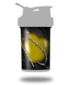 Skin Decal Wrap works with Blender Bottle ProStak 22oz Barbwire Heart Yellow (BOTTLE NOT INCLUDED)