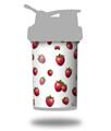 Skin Decal Wrap works with Blender Bottle ProStak 22oz Strawberries on White (BOTTLE NOT INCLUDED)