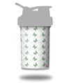 Skin Decal Wrap works with Blender Bottle ProStak 22oz Pastel Butterflies Green on White (BOTTLE NOT INCLUDED)