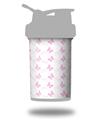 Skin Decal Wrap works with Blender Bottle ProStak 22oz Pastel Butterflies Pink on White (BOTTLE NOT INCLUDED)