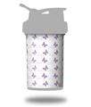 Skin Decal Wrap works with Blender Bottle ProStak 22oz Pastel Butterflies Purple on White (BOTTLE NOT INCLUDED)