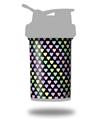 Skin Decal Wrap works with Blender Bottle ProStak 22oz Pastel Hearts on Black (BOTTLE NOT INCLUDED)