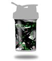 Skin Decal Wrap works with Blender Bottle ProStak 22oz Abstract 02 Green (BOTTLE NOT INCLUDED)