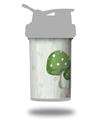 Skin Decal Wrap works with Blender Bottle ProStak 22oz Mushrooms Green (BOTTLE NOT INCLUDED)