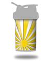 Skin Decal Wrap works with Blender Bottle ProStak 22oz Rising Sun Japanese Flag Yellow (BOTTLE NOT INCLUDED)