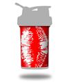 Skin Decal Wrap works with Blender Bottle ProStak 22oz Big Kiss White Lips on Red (BOTTLE NOT INCLUDED)