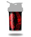 Skin Decal Wrap works with Blender Bottle ProStak 22oz Big Kiss Red Lips on Black (BOTTLE NOT INCLUDED)