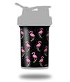 Skin Decal Wrap works with Blender Bottle ProStak 22oz Flamingos on Black (BOTTLE NOT INCLUDED)