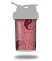 Skin Decal Wrap works with Blender Bottle ProStak 22oz Feminine Yin Yang Red (BOTTLE NOT INCLUDED)