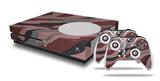 WraptorSkinz Decal Skin Wrap Set works with 2016 and newer XBOX One S Console and 2 Controllers Camouflage Pink