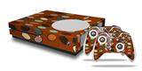 WraptorSkinz Decal Skin Wrap Set works with 2016 and newer XBOX One S Console and 2 Controllers Leafy