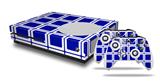 WraptorSkinz Decal Skin Wrap Set works with 2016 and newer XBOX One S Console and 2 Controllers Squared Royal Blue