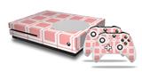 WraptorSkinz Decal Skin Wrap Set works with 2016 and newer XBOX One S Console and 2 Controllers Squared Pink
