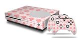 WraptorSkinz Decal Skin Wrap Set works with 2016 and newer XBOX One S Console and 2 Controllers Boxed Pink