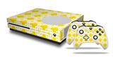 WraptorSkinz Decal Skin Wrap Set works with 2016 and newer XBOX One S Console and 2 Controllers Boxed Yellow