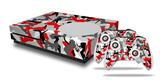 WraptorSkinz Decal Skin Wrap Set works with 2016 and newer XBOX One S Console and 2 Controllers Sexy Girl Silhouette Camo Red