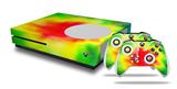 WraptorSkinz Decal Skin Wrap Set works with 2016 and newer XBOX One S Console and 2 Controllers Tie Dye