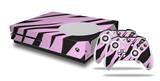 WraptorSkinz Decal Skin Wrap Set works with 2016 and newer XBOX One S Console and 2 Controllers Zebra Skin Pink