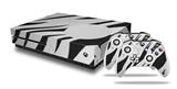 WraptorSkinz Decal Skin Wrap Set works with 2016 and newer XBOX One S Console and 2 Controllers Zebra Skin