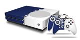 WraptorSkinz Decal Skin Wrap Set works with 2016 and newer XBOX One S Console and 2 Controllers Ripped Colors Blue White