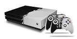 WraptorSkinz Decal Skin Wrap Set works with 2016 and newer XBOX One S Console and 2 Controllers Ripped Colors Black Gray
