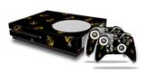 WraptorSkinz Decal Skin Wrap Set works with 2016 and newer XBOX One S Console and 2 Controllers Anchors Away Black