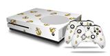 WraptorSkinz Decal Skin Wrap Set works with 2016 and newer XBOX One S Console and 2 Controllers Anchors Away White