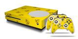 WraptorSkinz Decal Skin Wrap Set works with 2016 and newer XBOX One S Console and 2 Controllers Anchors Away Yellow
