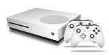 WraptorSkinz Decal Skin Wrap Set works with 2016 and newer XBOX One S Console and 2 Controllers Solids Collection White