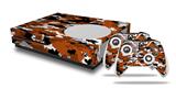 WraptorSkinz Decal Skin Wrap Set works with 2016 and newer XBOX One S Console and 2 Controllers WraptorCamo Digital Camo Burnt Orange