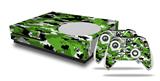 WraptorSkinz Decal Skin Wrap Set works with 2016 and newer XBOX One S Console and 2 Controllers WraptorCamo Digital Camo Green