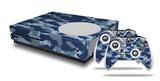 WraptorSkinz Decal Skin Wrap Set works with 2016 and newer XBOX One S Console and 2 Controllers WraptorCamo Digital Camo Navy
