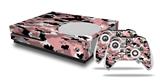 WraptorSkinz Decal Skin Wrap Set works with 2016 and newer XBOX One S Console and 2 Controllers WraptorCamo Digital Camo Pink