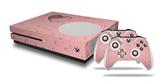 WraptorSkinz Decal Skin Wrap Set works with 2016 and newer XBOX One S Console and 2 Controllers Raining Pink