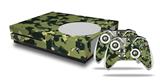 WraptorSkinz Decal Skin Wrap Set works with 2016 and newer XBOX One S Console and 2 Controllers WraptorCamo Old School Camouflage Camo Army
