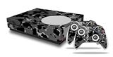 WraptorSkinz Decal Skin Wrap Set works with 2016 and newer XBOX One S Console and 2 Controllers WraptorCamo Old School Camouflage Camo Black