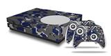WraptorSkinz Decal Skin Wrap Set works with 2016 and newer XBOX One S Console and 2 Controllers WraptorCamo Old School Camouflage Camo Blue Navy