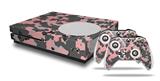 WraptorSkinz Decal Skin Wrap Set works with 2016 and newer XBOX One S Console and 2 Controllers WraptorCamo Old School Camouflage Camo Pink