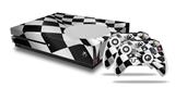 WraptorSkinz Decal Skin Wrap Set works with 2016 and newer XBOX One S Console and 2 Controllers Checkered Racing Flag