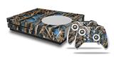 WraptorSkinz Decal Skin Wrap Set works with 2016 and newer XBOX One S Console and 2 Controllers WraptorCamo Grassy Marsh Camo Neon Blue