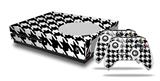 WraptorSkinz Decal Skin Wrap Set works with 2016 and newer XBOX One S Console and 2 Controllers Houndstooth White