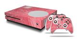 WraptorSkinz Decal Skin Wrap Set works with 2016 and newer XBOX One S Console and 2 Controllers Stardust Pink