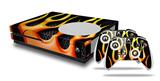 WraptorSkinz Decal Skin Wrap Set works with 2016 and newer XBOX One S Console and 2 Controllers Metal Flames